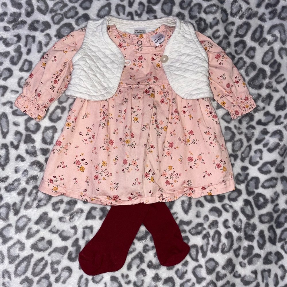 Dress with vest